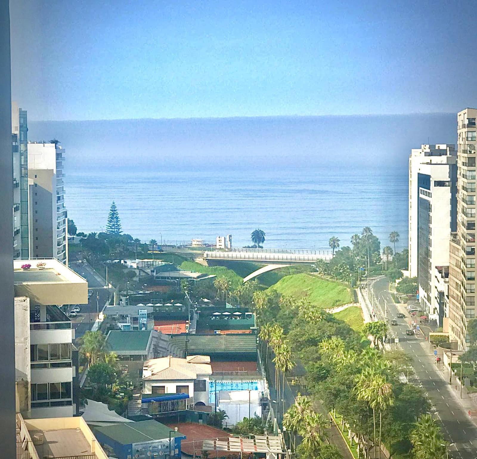 Apartamento Departamento Con Vista Al Mar Lima Exterior foto